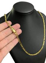 Cordão 3x1 3mm - Banhado a ouro 18k