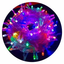 Cordão 500 Leds 8 Funções 50 Metros Prova Dágua Decorações