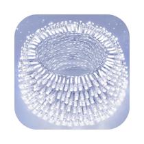 Cordão 500 Leds Com 8 funções 50 Metros Prova D'água Fio Multicolor Natal Bivolt
