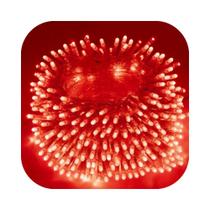 Cordão 500 Leds Com 8 funções 50 Metros Prova D'água Fio Multicolor Natal Bivolt