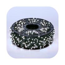 Cordão 500 Leds Com 8 funções 50 Metros Prova D'água Fio Verde-escuro Natal Bivolt Cordão 500 Leds Com 8 funções 50 Metros Prova D'água Fio Verde-escuro Natal Bivolt