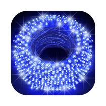 Cordão 500 Leds Com Strobo 50 Metros Prova D'água Fio Multicolor Natal Bivolt