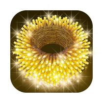 Cordão 500 Leds Com Strobo 50 Metros Prova D'água Fio Multicolor Natal Bivolt Cordão 500 Leds Com Strobo 50 Metros Prova D'água Fio Multicolor Natal Bivolt