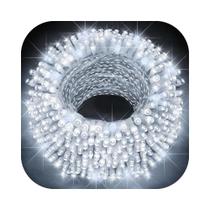 Cordão 500 Leds Com Strobo 50 Metros Prova D'água Fio Multicolor Natal Bivolt