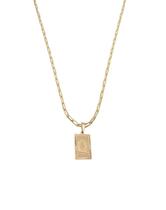 Cordão 50Cm Masculino Feminino Pingente Letra Q Banhado Ouro