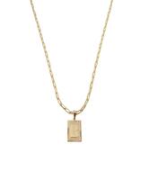 Cordão 60Cm Masculino Feminino Pingente Letra B Banhado Ouro