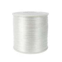Cordão Acetinado Rabo De Rato 1 Mm Rolo Com 100 M Branco