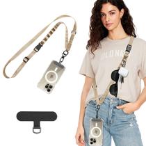 Cordão Ajustável Anti-Roubo para Celular TiMOVO Transversal Caqui Cordão Ajustável Anti-Roubo para Celular TiMOVO Transversal Caqui