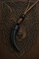 Cordão Ajustável com Pingente Dente Tribal Estilo e Força em um Só Acessório Cordão Ajustável com Pingente Dente Tribal Estilo e Força em um Só Acessório
