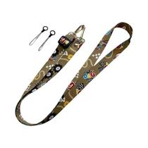 Cordão Ajustável Para Celular Com Padrão Retrô, Alça Longa Para Pendurar No Pescoço, Anti-Perda