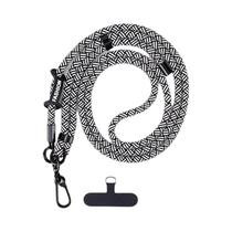Cordão Ajustável Para Celular Com Patch Para iPhone, Alça De Pescoço Transversal