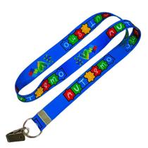 Cordão autismo azul