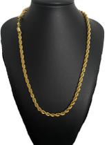 Cordão Baiano 8mm - Banhado a ouro 18k Cordão Baiano 8mm - Banhado a ouro 18k