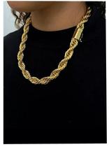 Cordão Baiano Feminino Banhado Ouro 18k 50cm - ToJoia18k