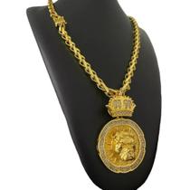 Cordão Balão 8mm + Pingente Pitbull - Banhado a Ouro 18k Cordão Balão 8mm + Pingente Pitbull - Banhado a Ouro 18k