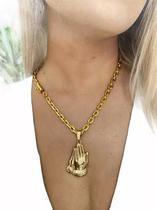 Cordão Banhado a Ouro 10 Milésimos 50cm - Tojoia18k