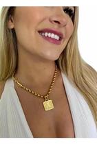 Cordão Banhado a Ouro 10 Milésimos - Dourado 50cm Cordão Banhado a Ouro 10 Milésimos - Dourado 50cm