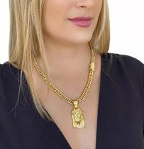 Cordão Banhado a Ouro 10 milésimos Tojoia18k - 50cm x 10mm