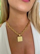 Cordão Banhado a Ouro 10k Tojoia18k 50cm 8mm Dourado