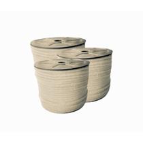 Cordão Barbante 6mm Cru Algodão 50m Macramê Artesanato Cordão Barbante 6mm Cru Algodão 50m Macramê Artesanato