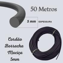 Cordão Borracha Maciça 5mm para Tela Mosquiteira. Cordão Borracha Maciça 5mm para Tela Mosquiteira.
