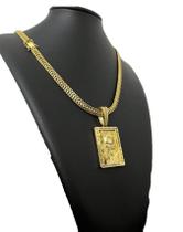 Cordão Cad Duplo + Pingente Coringa - Banhado A Ouro 18K Cordão Cad Duplo + Pingente Coringa - Banhado A Ouro 18K