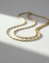 Cordão Cadeado 1.7 Masculino Ouro 18k 750 Joia Maciça 70 Cm