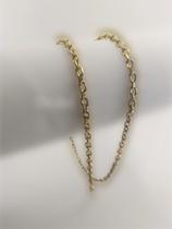 Cordão Cadeado Masculino Banhado A Ouro 18k Dourado Luxo