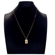 Cordão Carti Fecho Lagosta e letra V Personalizado Cordão Carti Fecho Lagosta e letra V Personalizado