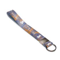 Cordão Chaveiro Fleetwood Mac Tie Dye Azul Pequeno Premium