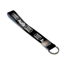 Cordão Chaveiro Kit de 10 Audi Pequeno logo branca Premium Cordão Chaveiro Kit de 10 Audi Pequeno logo branca Premium
