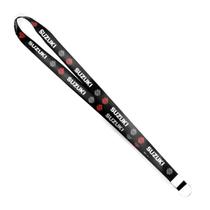 Cordão Chaveiro Kit de 10 Suzuki Grande Preto Premium