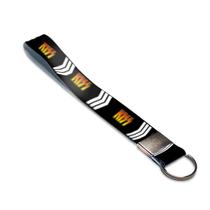 Cordão Chaveiro Kit de 5 Kiss Preto Pequeno Premium