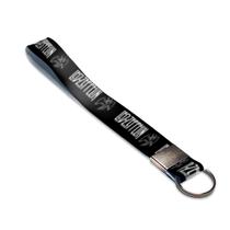Cordão Chaveiro Kit de 5 Led Zeppelin Logo Cinza Pequeno Premium