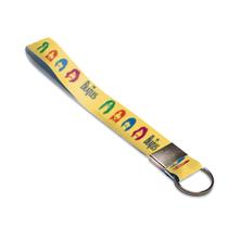 Cordão Chaveiro Kit de 5 The Beatles Amarelo Pequeno Premium