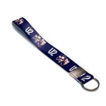 Cordão Chaveiro Kit de 5 U2 Azul Pequeno Premium