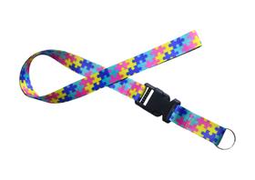 Cordão Chaveiro P/ Autismo, Deficiências Ocultas e TDAH