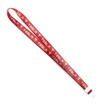 Cordão Chaveiro Tesla Grande Vermelho Premium