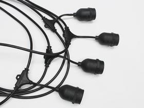 Cordão Cipro para Varal de Luz 8 Soquetes E27 com Prolongador - Taschibra