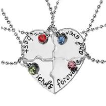 Cordão Colar Best Friends Amigas Eternas Aço Inox Cordão Colar Best Friends Amigas Eternas Aço Inox