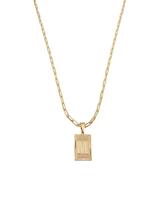 Cordão Colar Corrente Masculino Feminino Pingente Top Luxo inicial letra M banhado em Ouro 18k.