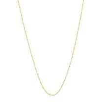 Cordão colar corrente rommanel banhado ouro 18k feminino cingapura 50cm 531154 Cordão colar corrente rommanel banhado ouro 18k feminino cingapura 50cm 531154