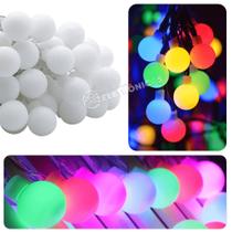 Cordão Com 20 Lâmpadas Led Colorido Lindos Efeitos Para Casamento Aniversario - 607 Cordão Com 20 Lâmpadas Led Colorido Lindos Efeitos Para Casamento Aniversario - 607
