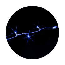 Cordão Com 50 Lampadas De Led Formato Pequena Gota 5 Metros Fio Crystal Cores:Azul Cordão Com 50 Lampadas De Led Formato Pequena Gota 5 Metros Fio Crystal Cores:Azul