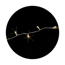 Cordão Com 50 Lampadas De Led Formato Pequena Gota 5 Metros Fio Crystal Cores:Branco Quente Cordão Com 50 Lampadas De Led Formato Pequena Gota 5 Metros Fio Crystal Cores:Branco Quente