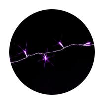 Cordão Com 50 Lampadas De Led Formato Pequena Gota 5 Metros Fio Crystal Cores:Roxo Cordão Com 50 Lampadas De Led Formato Pequena Gota 5 Metros Fio Crystal Cores:Roxo