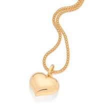 Cordão Com Pingente Coração Feminino Rommanel Banhado Ouro 18k Elegante Presente Mulher Cordão Com Pingente Coração Feminino Rommanel Banhado Ouro 18k Elegante Presente Mulher