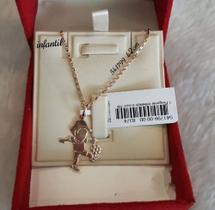 Cordão com Pingente infantil Rommanel menino bola 42 cm 530714 541799 Cordão com Pingente infantil Rommanel menino bola 42 cm 530714 541799