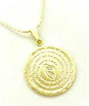Cordão Com Pingente Oração Ave Maria Banho Ouro 18k 2848 Cordão Com Pingente Oração Ave Maria Banho Ouro 18k 2848