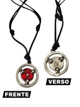 Cordão com Pingente Sharingan Olho Uchiha